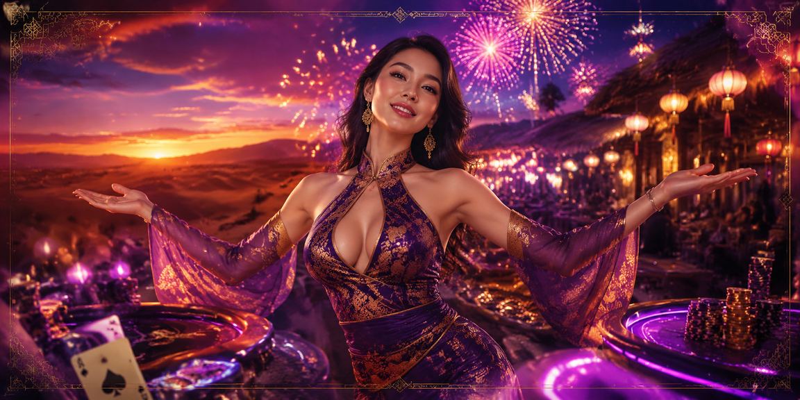 Người chơi tại chợ đêm Mũi Né cầm điện thoại tham gia trò chơi bài trực tuyến casino
