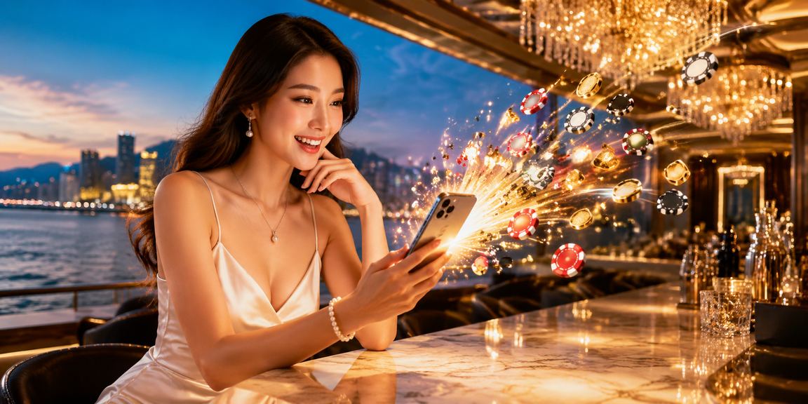 Giao diện ứng dụng cá cược casino Việt Nam trên điện thoại với thiết kế hiện đại